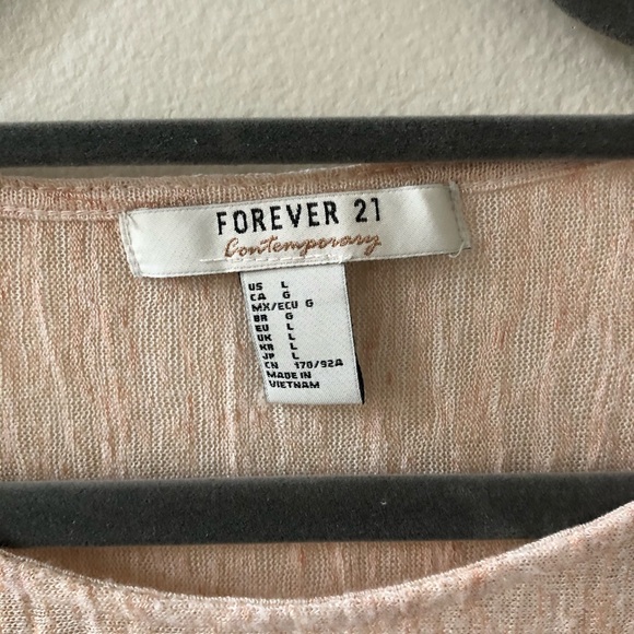 Forever 21 Light Pink Top (L) - Picture 5 of 5
